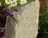 sandstone column pet memorial