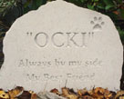 Ockie's pet memorial