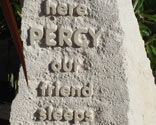 pet memorial limestone obelisk